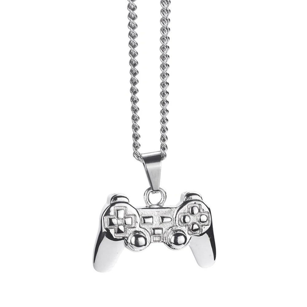 Colar de aço inox Manete Joystick Classic