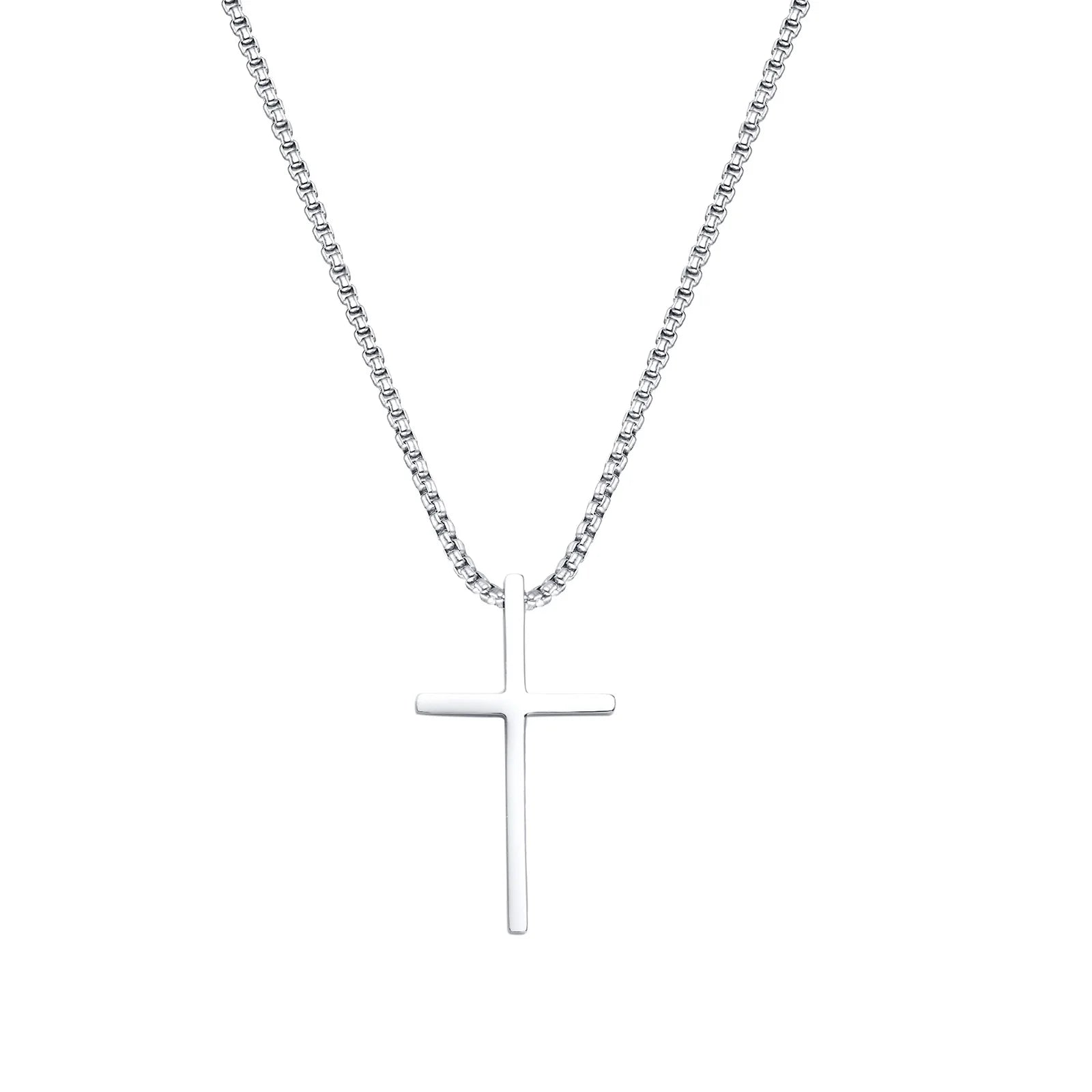 Colar Crucifixo Masculino Simples Casual - Mode Premium