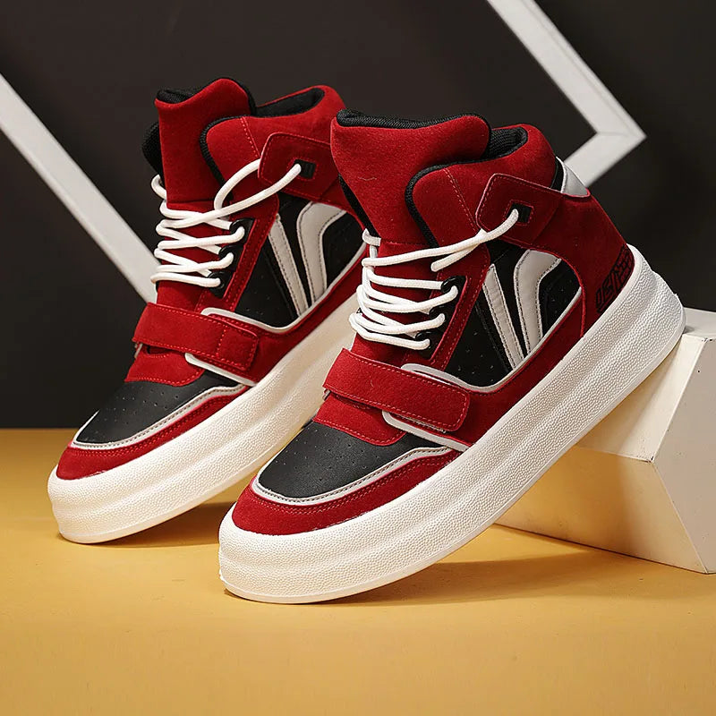 Tênis Sneaker Stride Cano Alto Masculino - Mode Premium