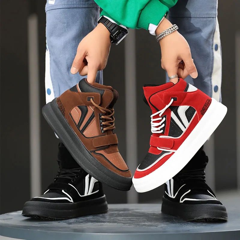 Tênis Sneaker Stride Cano Alto Masculino - Mode Premium